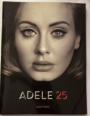 Adele 25 Easy Piano Music Book 