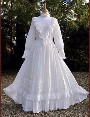 cotton wedding dress