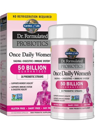 Garden of Life Dr. Formulated Women's Probiotics  - 30 Vegetarian Capsules