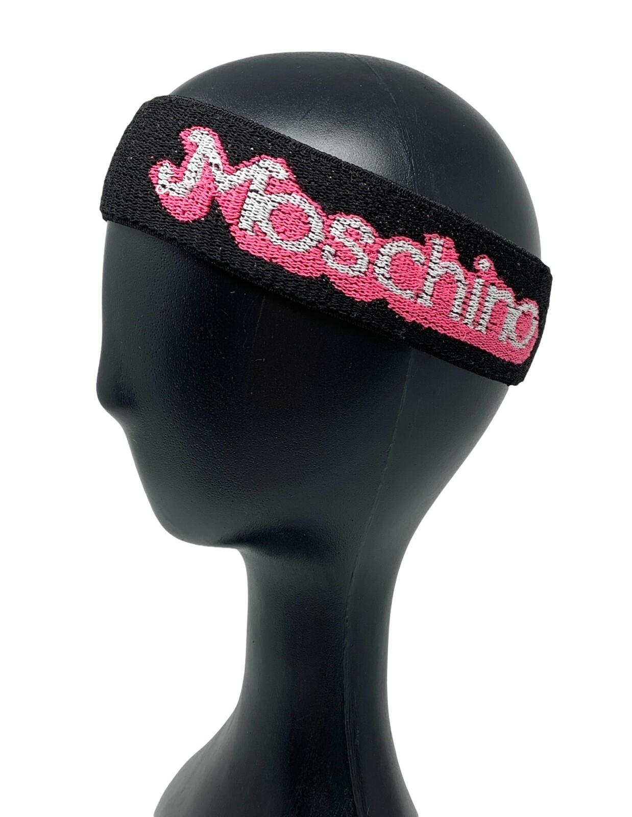 ヘアアクセサリー MOSCHINO COUTURE Woman Hair accessory Black 92088272 1555 MOSCHINO Barbie Logo Headband Hair Accessory Fashion Black