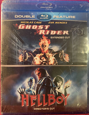 Ghost Rider / Hellboy Directors Cut (Blu-ray, 2013) Widescreen Nicolas Cage