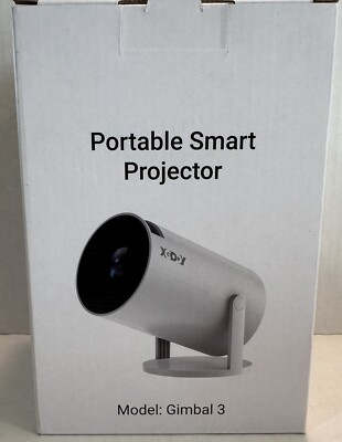 XGODY Gimbal 3 Smart Android 11 TV HD Mini Projector WiFi 6 + Bluetooth NEW!