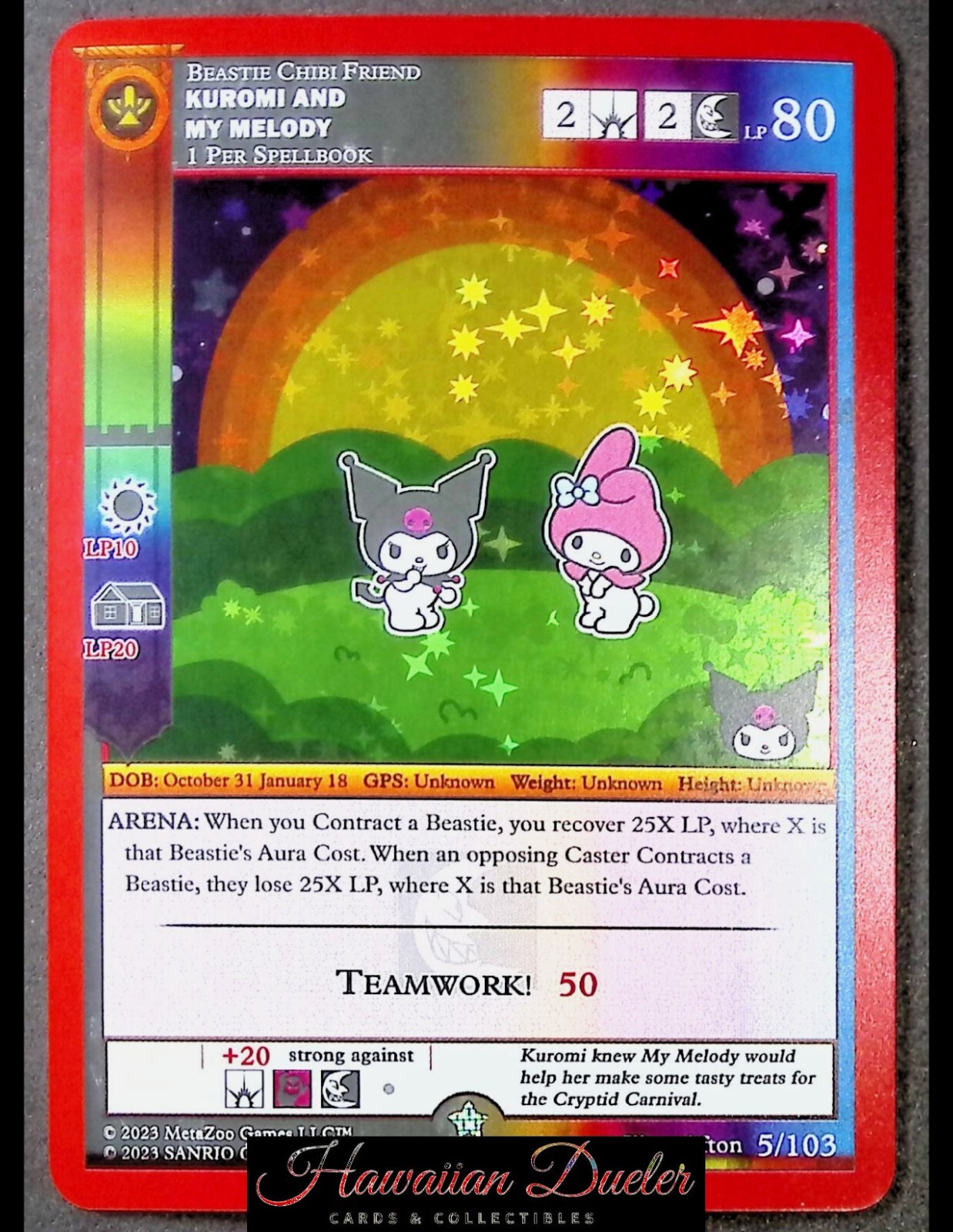MetaZoo - Kuromi's Cryptid Carnival - Kuromi and My Melody