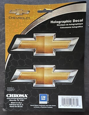 Chroma Graphics Chevy Bowties Holographic Decal