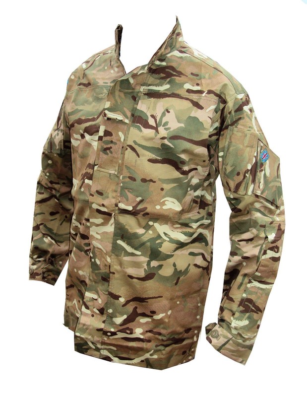 Neuf British Army Surplus Pcs Mtp Camouflage Polycoton Temperate Combat Chemise