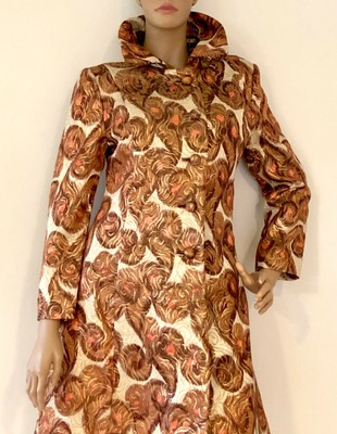 brocade evening coat