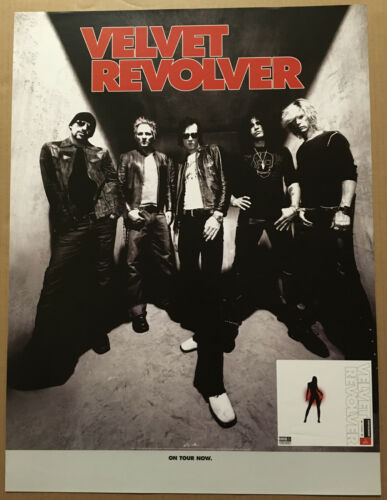 Stone Temple Pilots VELVET REVOLVER PROMO TOUR POSTER of 2004 CD Guns N Roses