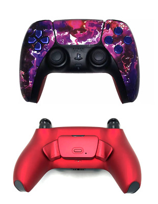 Custom Design Sony  Wireless Controller PlayStation PS5 REMAP PADDLES - Lava
