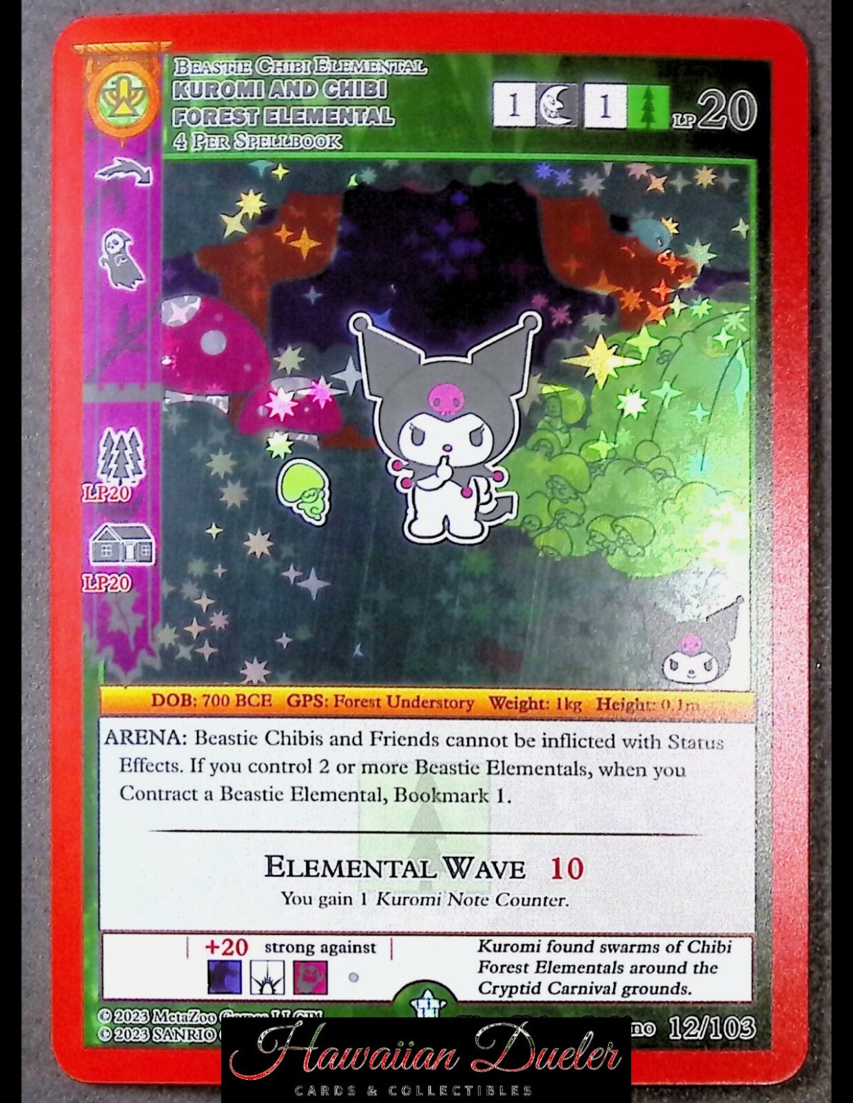 MetaZoo Kuromi's Cryptid Carnival Kuromi and Chibi Forest