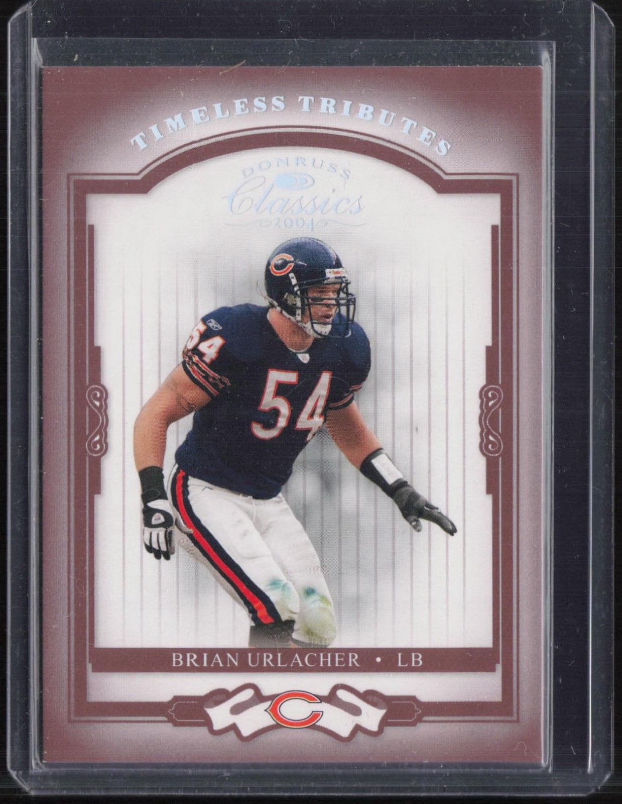 2004 Donruss Classics Timeless Tributes Silver #17 Brian Urlacher 57/100