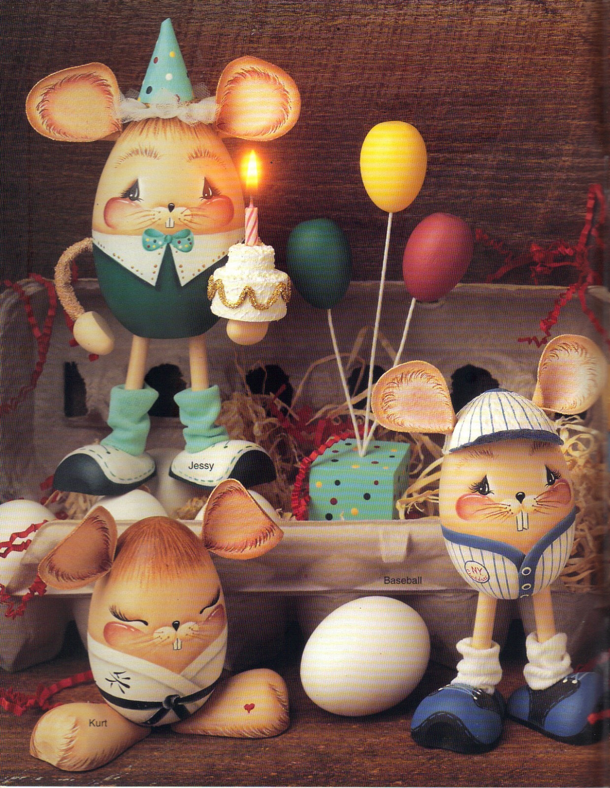 14 CARROT GOLD~CAROL RUDD~AWESOME LITTLE CHARACTERS!!