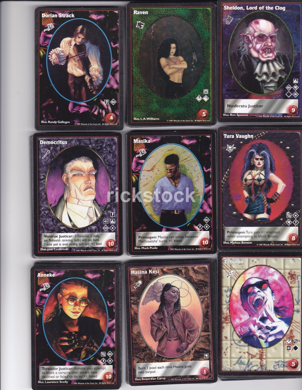 Complete Set 111 Vampires Crypt VTES Vampire: the Eternal Complete Set 111 Vampires Crypt VTES Vampire: the Eternal