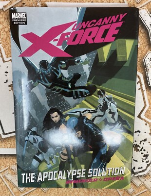 Uncanny X-Force The Apocalypse Solution Marvel Harccover W/ Dustjacket GN