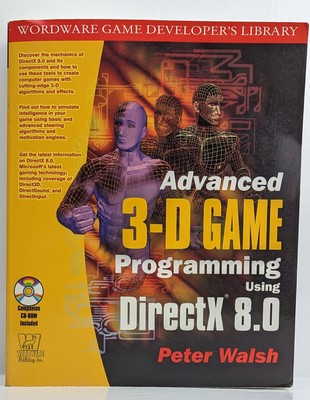 Advanced 3-D Game Programming Using DirectX 8 by Peter Walsh - Paperback Book GC