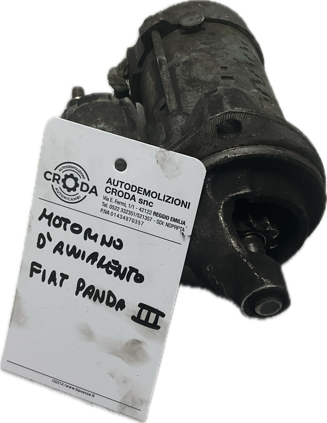 Motorino avviamento FIAT 500 2012  51872564