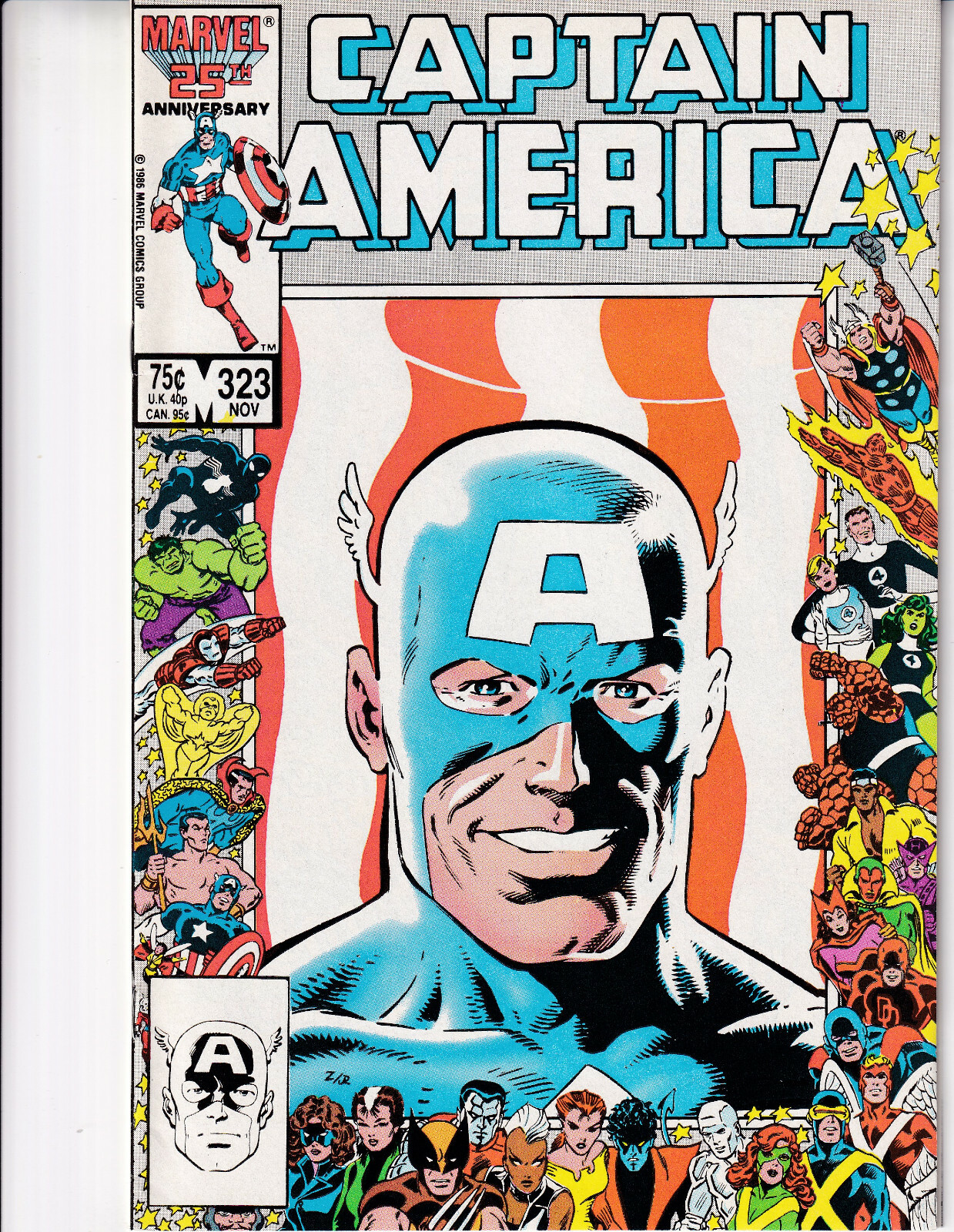 少年漫画 Captain America #323 CAPTAIN AMERICA Vol. 1 #323 November 1986 MARVEL Comics - | eBay