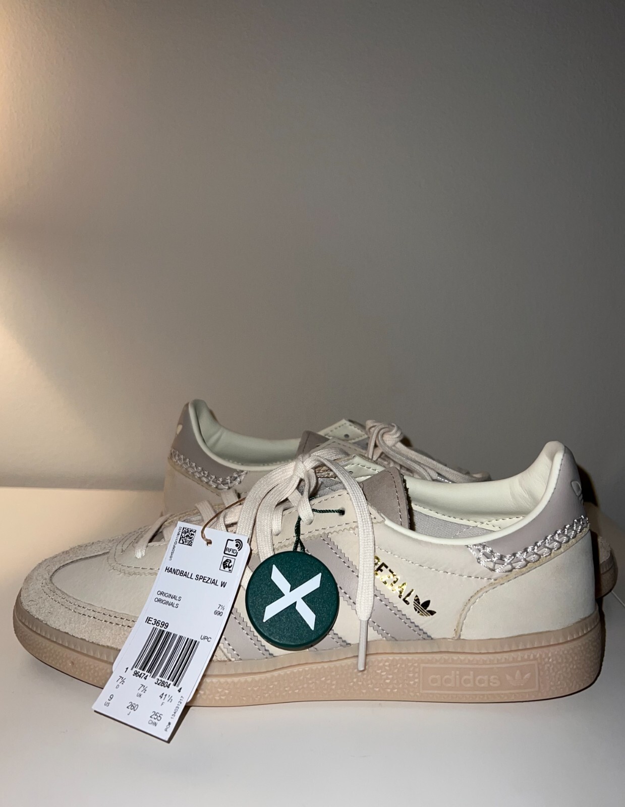 Adidas Handball Spezial Cream White Beige Women's Size 9