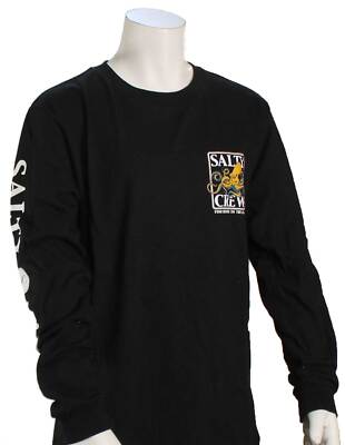 

Футболка Salty Crew Boys Ink Slinger LS — черная — новинка, Черный
