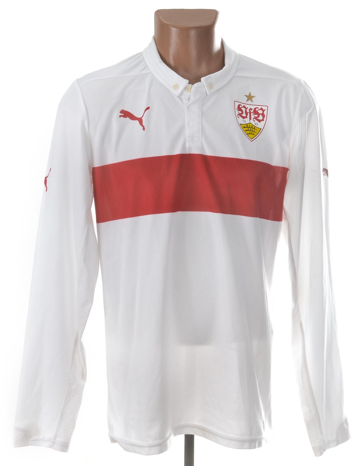 PUMA - VfB Stuttgart 浅野選手着用シャツ VFB STUTTGART 2014/2015 HOME FOOTBALL SHIRT M PUMA PLAYER