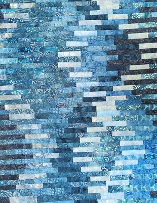 Waterfall Interweave Wall Hanging Quilt
