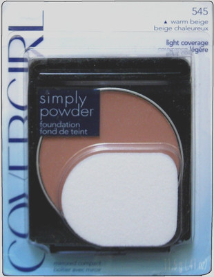CoverGirl Simply Powder Foundation 545 WARM BEIGE 11.5g/.41 0z. Original Formula