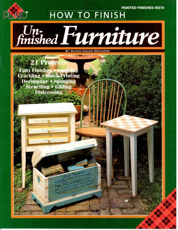 Plaid How to Finish Unfinished Furniture Decorative Painting Craft Book