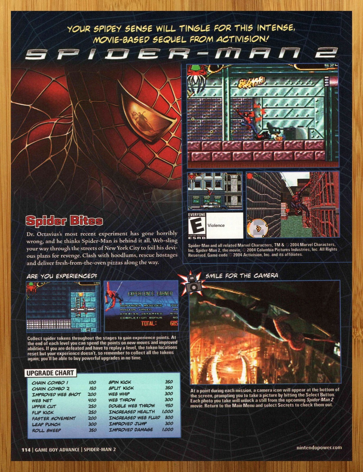 2004 Spider-Man 2 PS2 Xbox GBA Print Ad/Poster Original