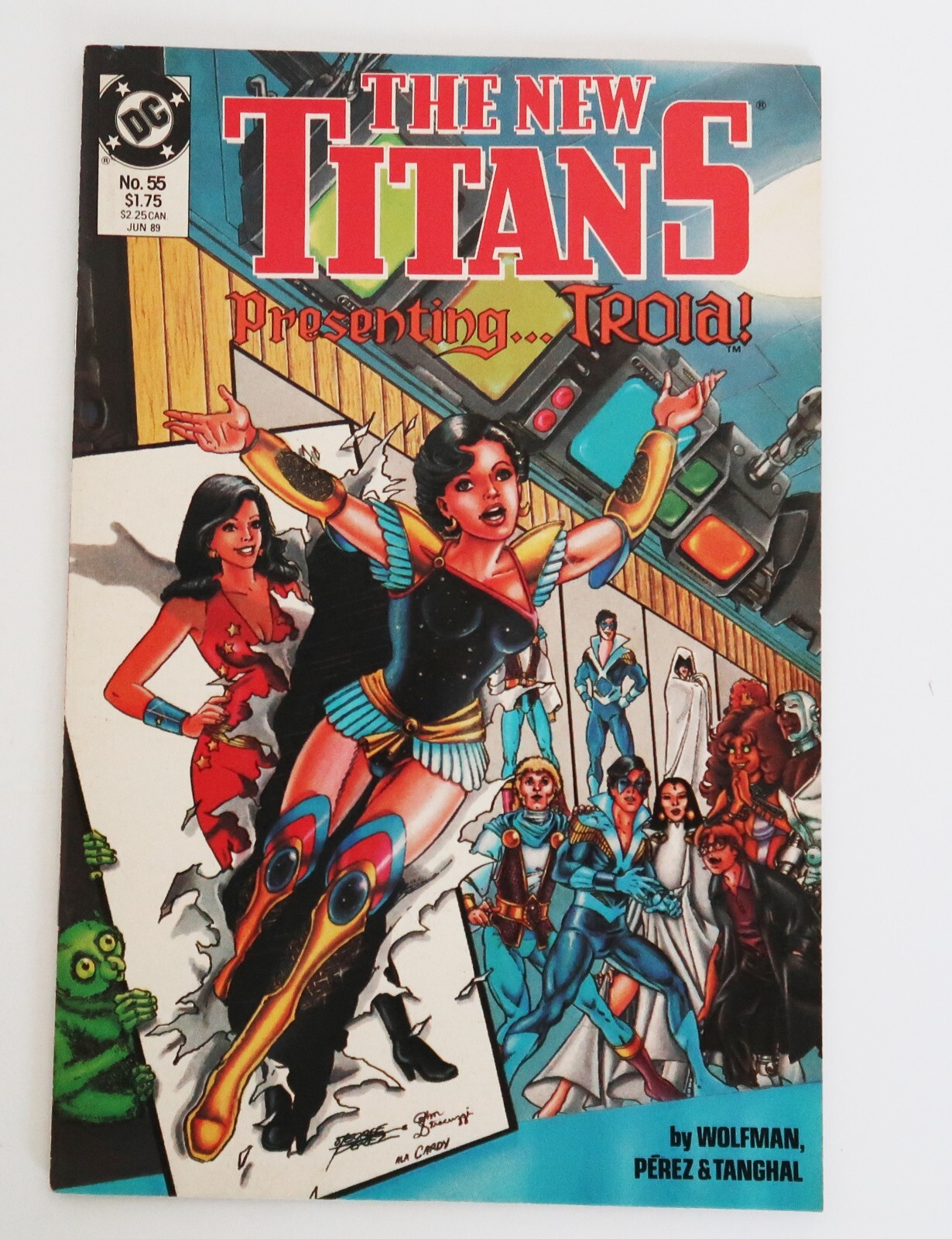 DC Comics The New Titans June 1989 #55 - Wonder Girl
