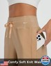 baleaf Women's Capri Pants Wide Leg Athletic Yoga Capris with Pockets Quick Dry Hiking Pants Loose Lounge Summer UPF 50+ Brown XS