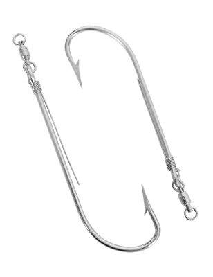 BLUEWING Strip Trolling Hook With Ball-Bearing Swivel 2pcs US Seller