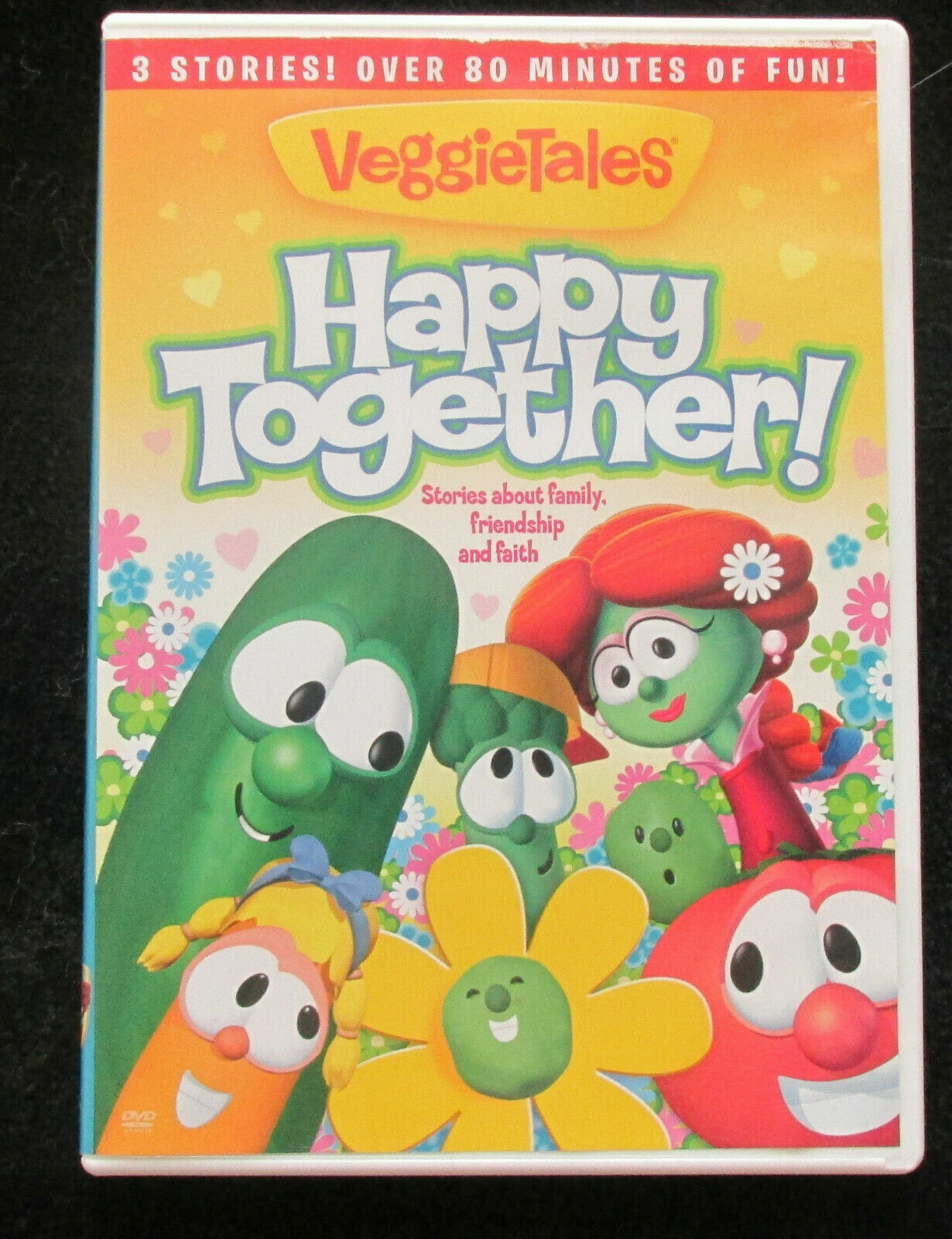 VeggieTales Happy Together /Movie DVD 3 Stories Family VeggieTales Happy Together /Movie DVD 3 Stories Family