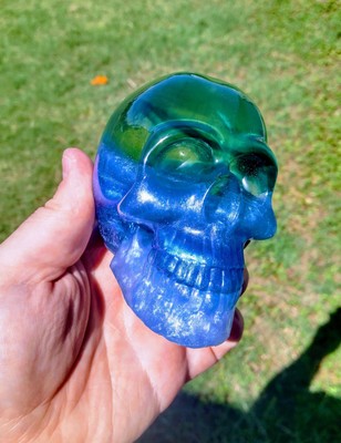 Sub Zero Blue Custom Skull Gear Shifter