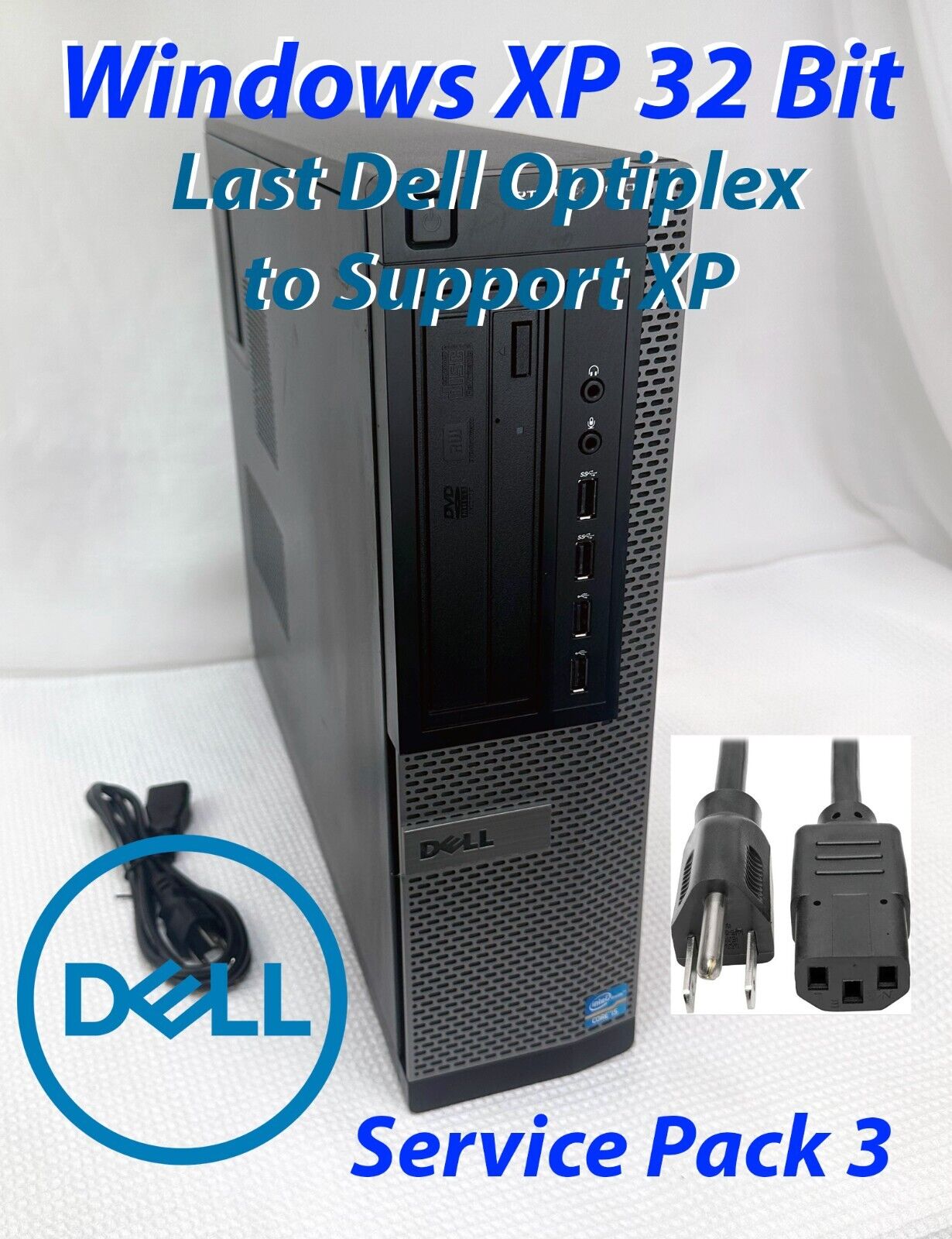 Dell OptiPlex 7010, WINDOWS XP 32 Bit SP3, Intel i5 3.20GHz, MAX Ram, 512GB SSD Dell OptiPlex 7010, WINDOWS XP 32 Bit SP3, Intel i5 3.20GHz, MAX Ram, 512GB SSD