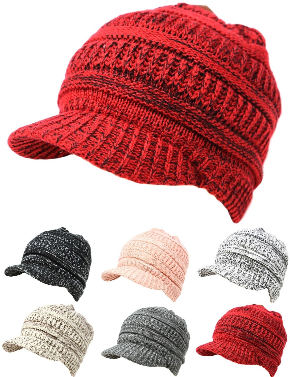 Unisex Winter Visor Beanie Knit Hat Cap Fur Lined Crochet Men Women Thick Warm | eBay Unisex Winter Visor Beanie Knit Hat Cap Fur Lined Crochet Men Women Thick Warm | eBay
