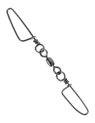 BLUEWING Double Snap Swivels with Stainless Steel Coastlock Snaps US Seller