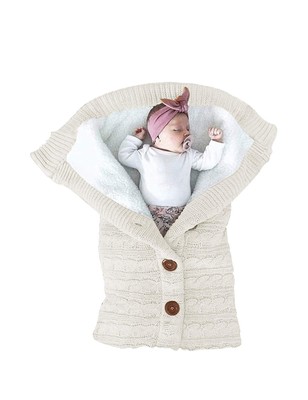S Soft Thick Fleece Knit Baby Girls Bo...