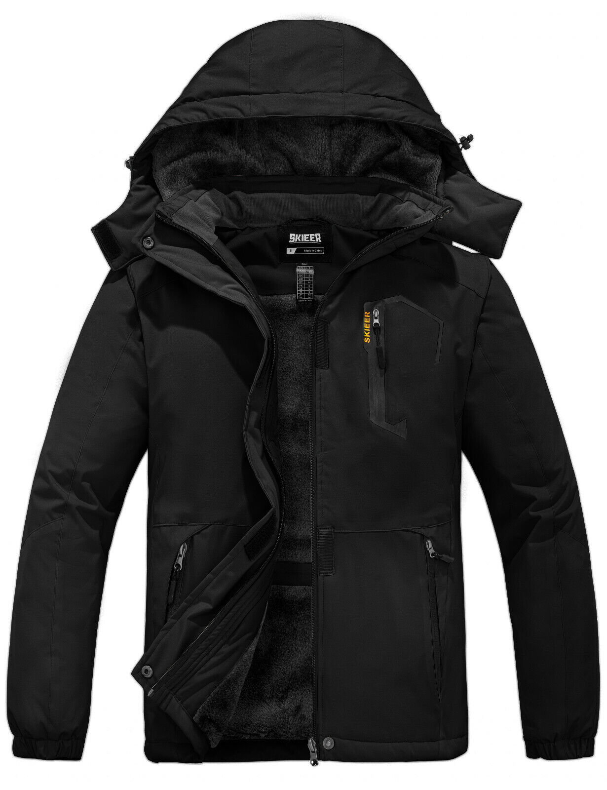 Waterproof Winter Jacket Warm Fleece Snowboarding Coat