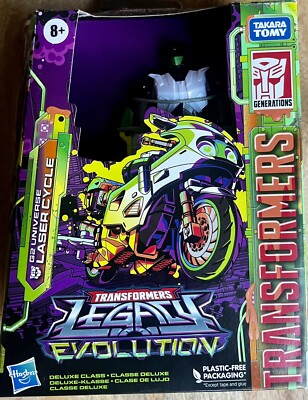 Transformers Deluxe Class Legacy Evolution G2 Universe Laser Cycle NEW