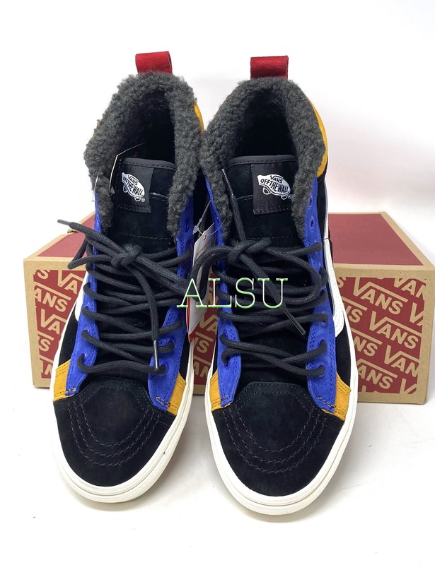 VANS MTE SK8 HI 46 Black Hiking Suede Fur Men s Size Winter