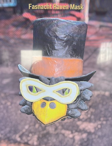 Fallout 76 PS4/PS5 Fasnacht Raven Mask VERY RARE | eBay