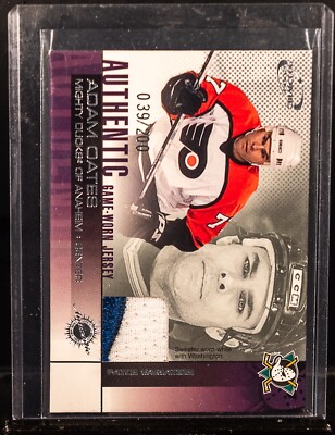 Adam Oates 2002 Pacific Atomic 2003 Game Used Jersey Patch 39/200