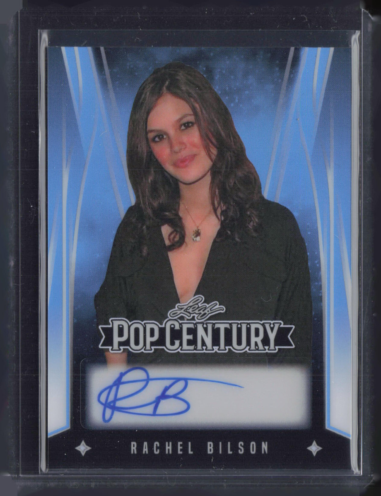2025 Leaf Pop Century Prismatic Platinum Rachel Bilson 1/4 Auto Autograph