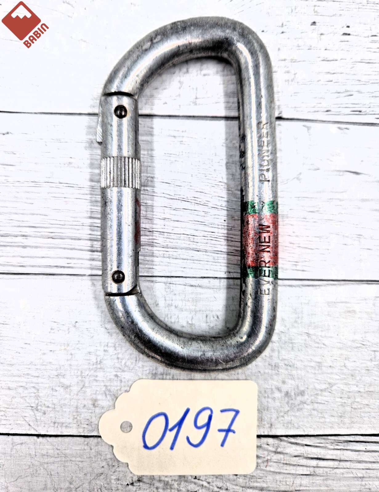 Vintage Japanese climbing carabiner PIONEER EVER NEW. Made