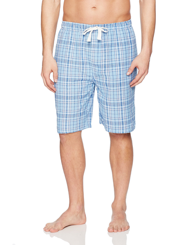 Jockey Men's Sleep Short, Blue/White/Navy Large