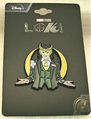 Disney Studios Loki Xloki Expect Variant Marvel Comics Hat Lapel Pin New NOS MIP