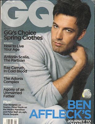 GQ Magazine--Cover-Ben Affleck-May 2001-----7 | eBay