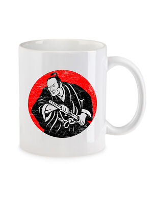 Unmasked Samurai Kaffeetasse Ninja Japan Warrior Sword Seppuka Dakana Armor