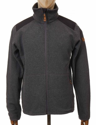 FJALL RAVEN FJALLRAVEN MEN'S STEN FLEECE JACKET - DARK GREY