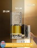 L LOHAS LED Night Light,Dimmable Night Lights Plug into Wall, 2 Pack Acrylic Nightlight with 0-100 LM Adjustable Brightness, 3000K Plug in Night Light with Dusk to Dawn Sensor, for Bathroom Hallway