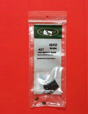 Weaver Scope mount for Browning A-Bolt WSSM - Rear Base Only - #427 (GLOSS)